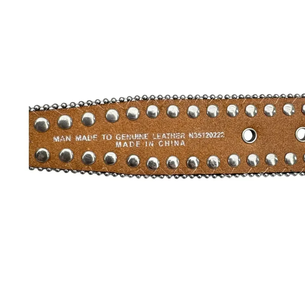 Blazin Roxx Camo Leather Western Rhinestone Embellishments Belt Women XL 40